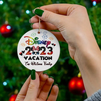 Personalized Christmas Ornaments - 2023 Christmas Ornament - Christmas Decorations for Home - Christmas Character Ornaments